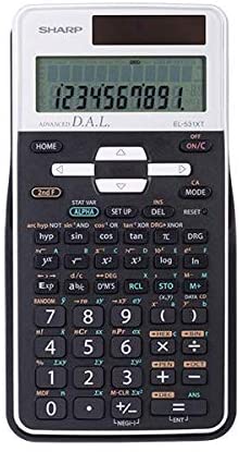 Sharp Calculatrice scientifique EL-531XTB-WH