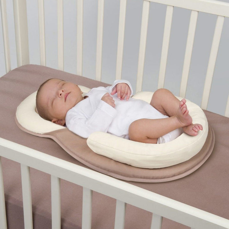 Lit de bébé portatif nourrisson nouveau-né nid chaise longue oreiller matelas confortable ergonomique - Jaune