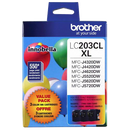 Brother® – Cartouches d'encre trois couleurs LC-203, paq./3 (LC2033PKS) - S.O.S Cartouches inc.