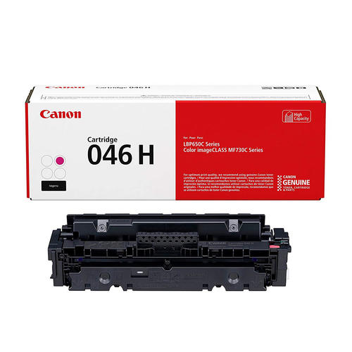Canon® – Cartouche de toner 046H magenta rendement élevé (1252C001) - S.O.S Cartouches inc.