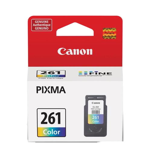 Canon® – Cartouche d'encre CL-261 couleur rendement standard (3725C001) - S.O.S Cartouches inc.