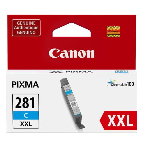 Canon® – Cartouche d'encre CLI-281XXL cyan très haut rendement (1980C001) - S.O.S Cartouches inc.