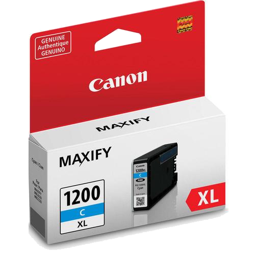 Canon® – Cartouche d'encre PGI-1200XL cyan haut rendement (9196B001) - S.O.S Cartouches inc.