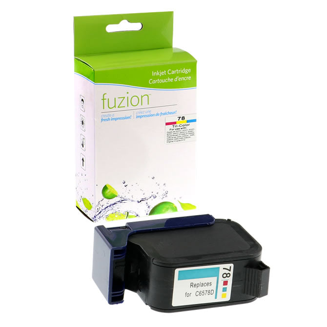Fuzion® – Cartouche d'encre 78 trois couleurs rendement élevé (C6578A/D) – Qualité Supérieur. - S.O.S Cartouches inc.