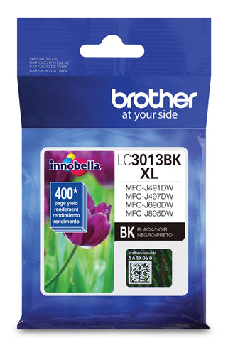 Brother® – Cartouche d'encre LC-3013 noire rendement élevé (LC3013BKS) - S.O.S Cartouches inc.