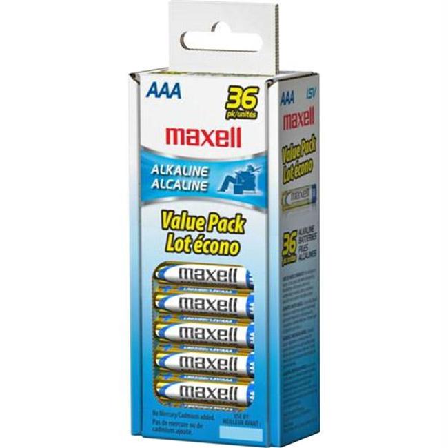 Maxell 723815 LR03 de Batterie - Aaa - Alkaline - Paquet de 36 - S.O.S Cartouches inc.