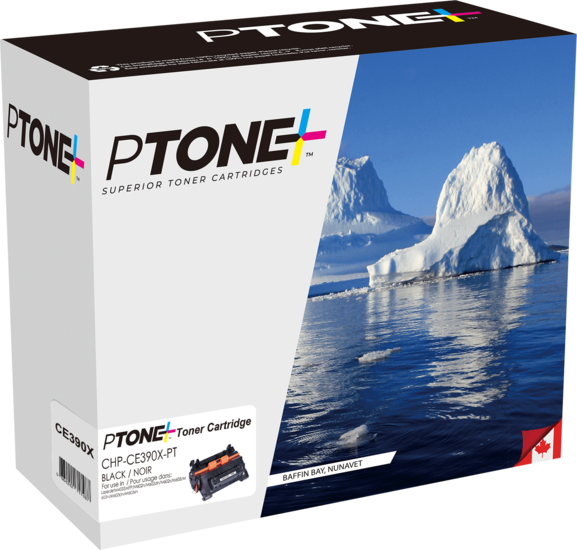 Ptone® – Cartouche toner 90X noire rendement élevé (CE390X) – Qualité Supérieur. - S.O.S Cartouches inc.
