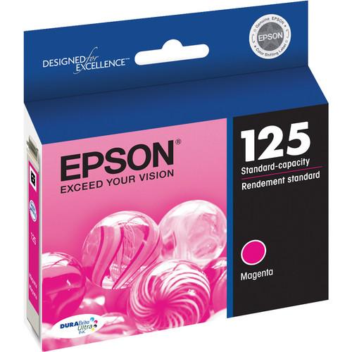 Epson® – Cartouche d'encre 125 magenta rendement standard (T125320) - S.O.S Cartouches inc.