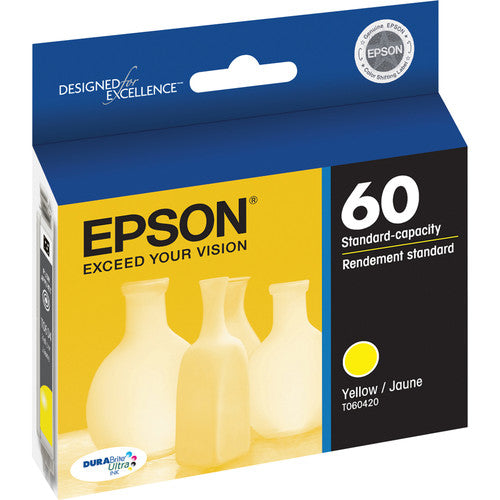 Epson® – Cartouche d'encre 60 jaune rendement standard (T060420) - S.O.S Cartouches inc.