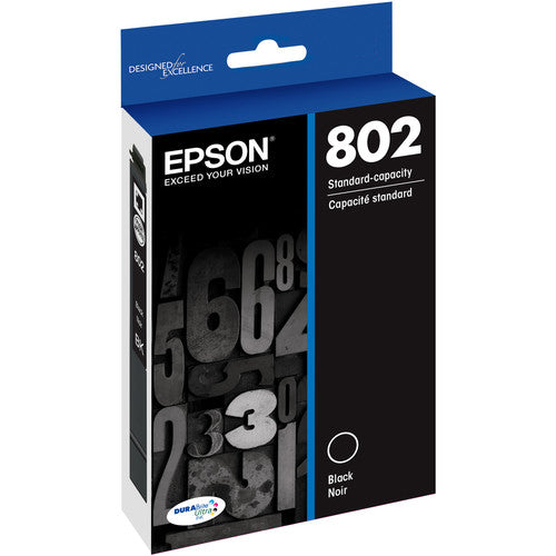 Epson® – Cartouche d'encre 802 noire rendement standard (T802120) - S.O.S Cartouches inc.