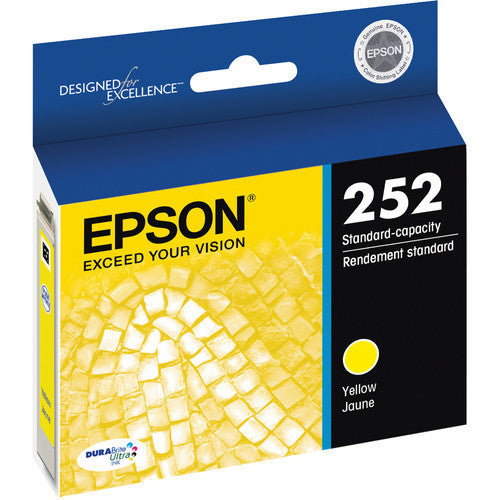 Epson® – Cartouche d'encre 252 jaune rendement standard (T252420) - S.O.S Cartouches inc.