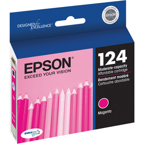 Epson® – Cartouche d'encre 124 magenta rendement standard (T124320) - S.O.S Cartouches inc.