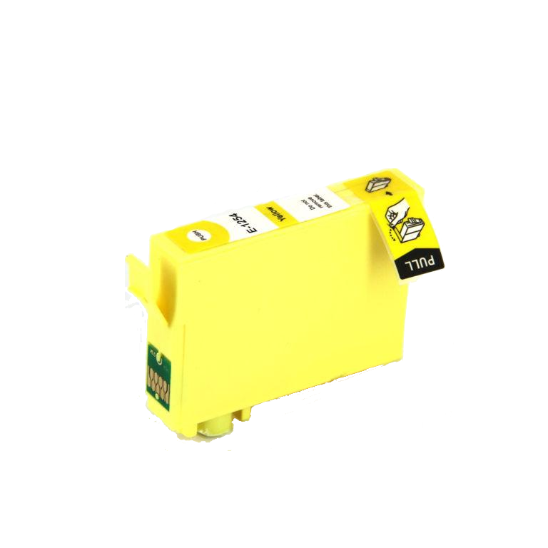 Ptone® – Cartouche d'encre 125 jaune rendement standard (T125420) – Qualité Supérieur. - S.O.S Cartouches inc.