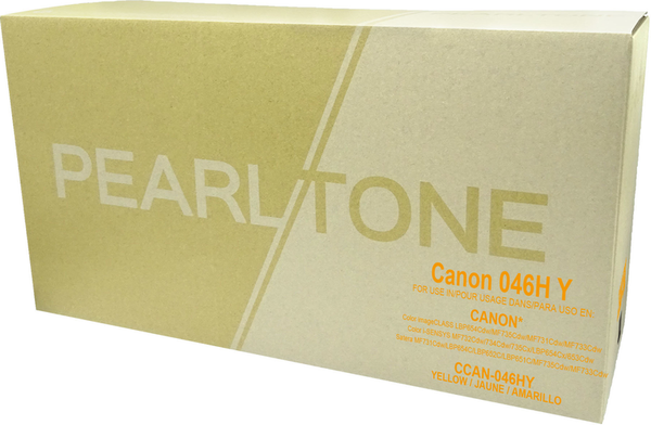 Pearltone® – Cartouche toner 046H jaune rendement élevé (1251C001) – Modèle économique. - S.O.S Cartouches inc.