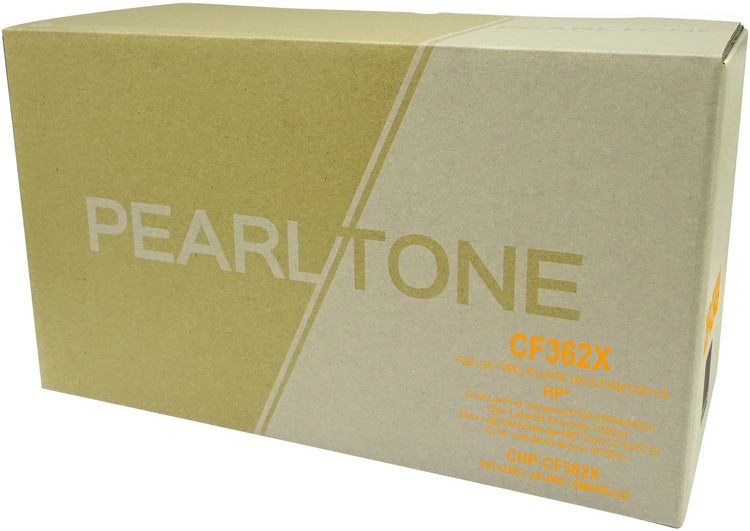 Pearltone® – Cartouche toner 508X jaune rendement élevé (CF362X) – Modèle économique. - S.O.S Cartouches inc.