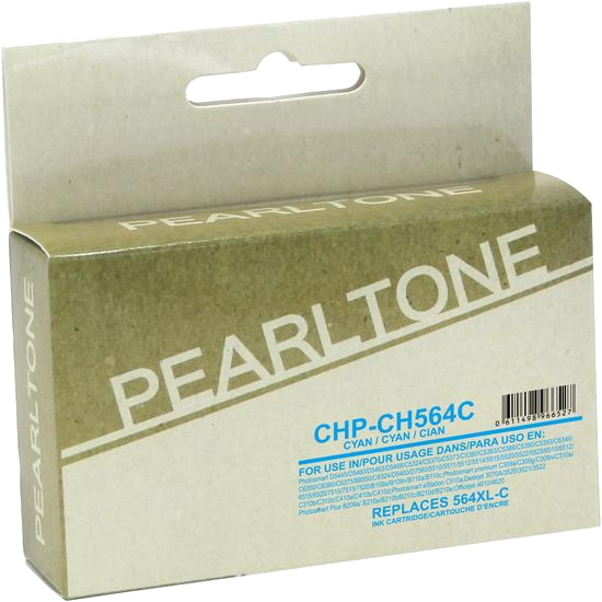Pearltone® – Cartouche d'encre 564XL cyan rendement élevé (CB323WN) – Modèle économique. - S.O.S Cartouches inc.