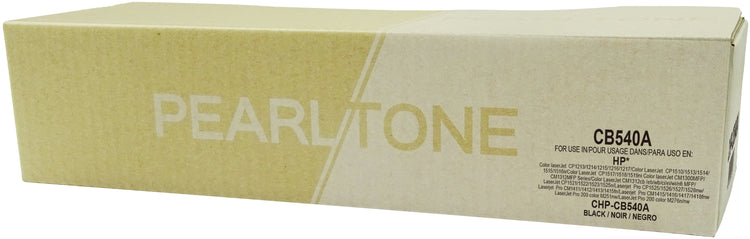 Pearltone® – Cartouche toner 125A noire rendement standard (CB540A) – Modèle économique. - S.O.S Cartouches inc.