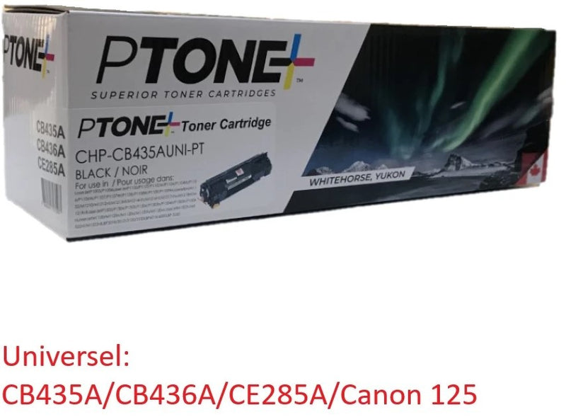 Ptone® – Cartouche toner 36A noire rendement standard (CB436A) – Qualité Supérieur. - S.O.S Cartouches inc.