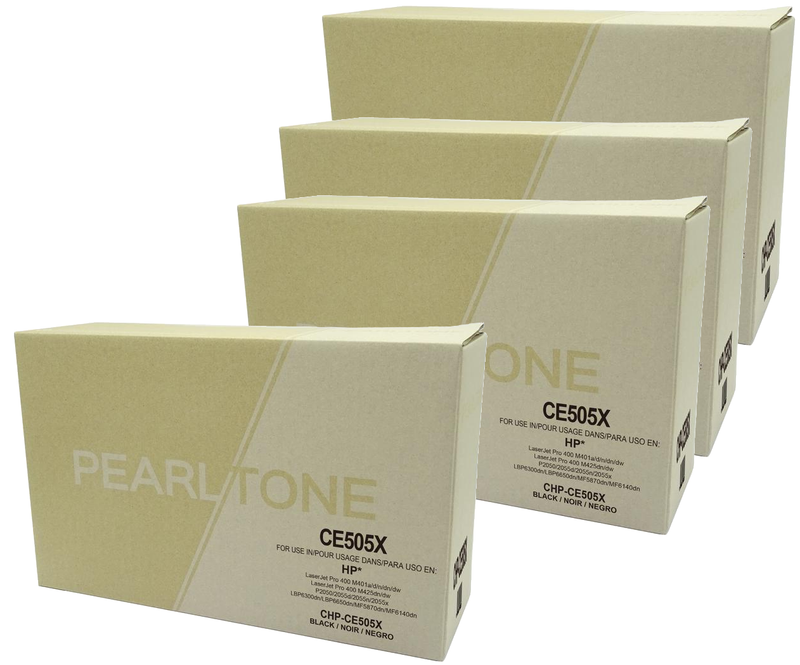 Pearltone® – Cartouche toner 05X noire rendement élevé (CE505X) – Modèle économique. - S.O.S Cartouches inc.