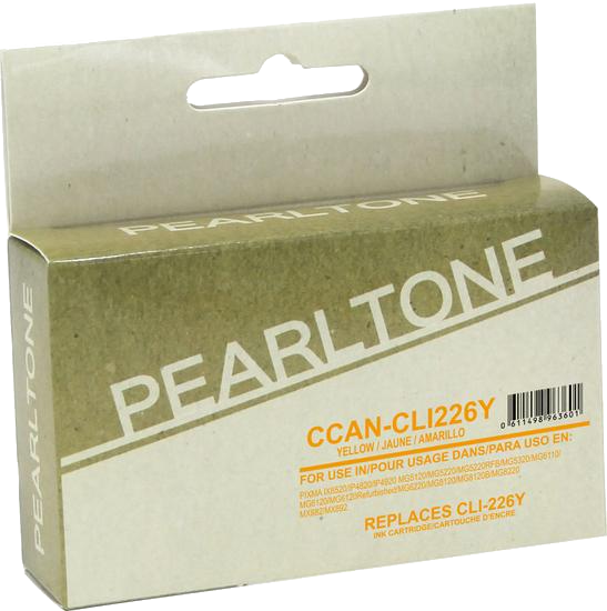 Pearltone® – Cartouche d'encre CLI-226 jaune rendement élevé (4549B001AA) – Modèle économique. - S.O.S Cartouches inc.