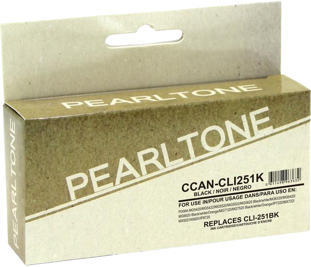 Pearltone® – Cartouche d'encre CLI-251XL noire rendement élevé (6448B00) – Modèle économique. - S.O.S Cartouches inc.