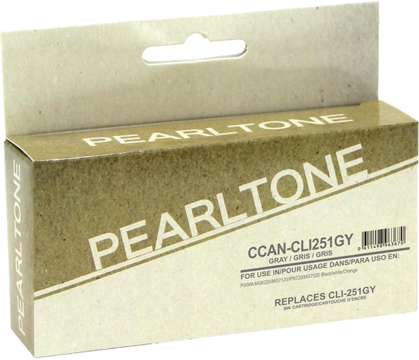 Pearltone® – Cartouche d'encre CLI-251XL gris rendement élevé (6452B00) – Modèle économique. - S.O.S Cartouches inc.