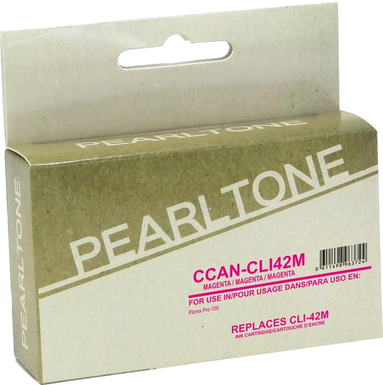 Pearltone® – Cartouche d'encre CLI-42 magenta rendement standard (6386B002) – Modèle économique. - S.O.S Cartouches inc.