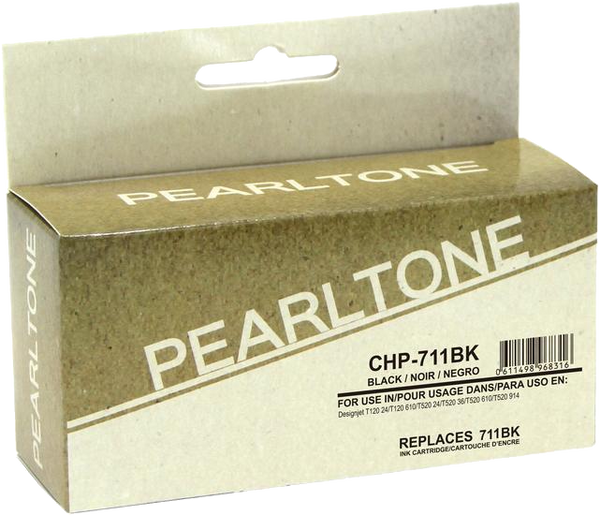 Pearltone® – Cartouche d'encre 711 noire rendement élevé (CZ133A) – Modèle économique. - S.O.S Cartouches inc.