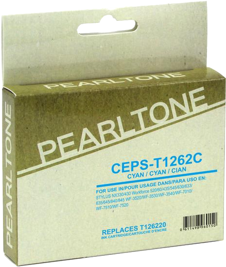 Pearltone® – Cartouche d'encre 126 cyan rendement élevé (T126220) – Modèle économique. - S.O.S Cartouches inc.
