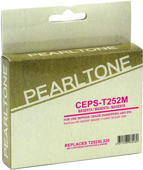 Pearltone® – Cartouche d'encre 252XL magenta rendement élevé (T252XL320) – Modèle économique. - S.O.S Cartouches inc.
