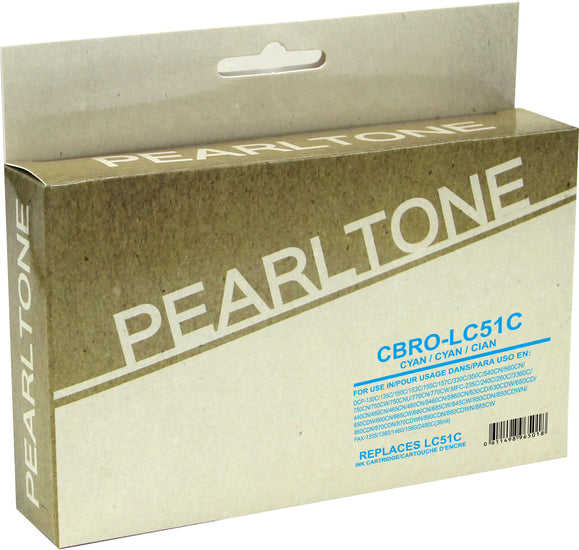 Pearltone® – Cartouche d'encre LC-51 cyan rendement élevé (LC51C) – Modèle économique. - S.O.S Cartouches inc.