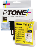 Ptone® – Cartouche d'encre LC-61 jaune rendement élevé (LC61Y) – Qualité Supérieur. - S.O.S Cartouches inc.