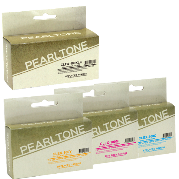 Pearltone® – Cartouche d'encre 100XL BK/C/M/Y rendement élevé paq.4 (100XLCL4) – Modèle économique. - S.O.S Cartouches inc.