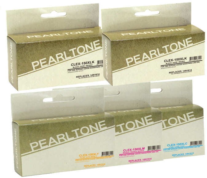 Pearltone® – Cartouche d'encre 150XL 2BK/C/M/Y rendement élevé paq.5 (150XLCL5) – Modèle économique. - S.O.S Cartouches inc.