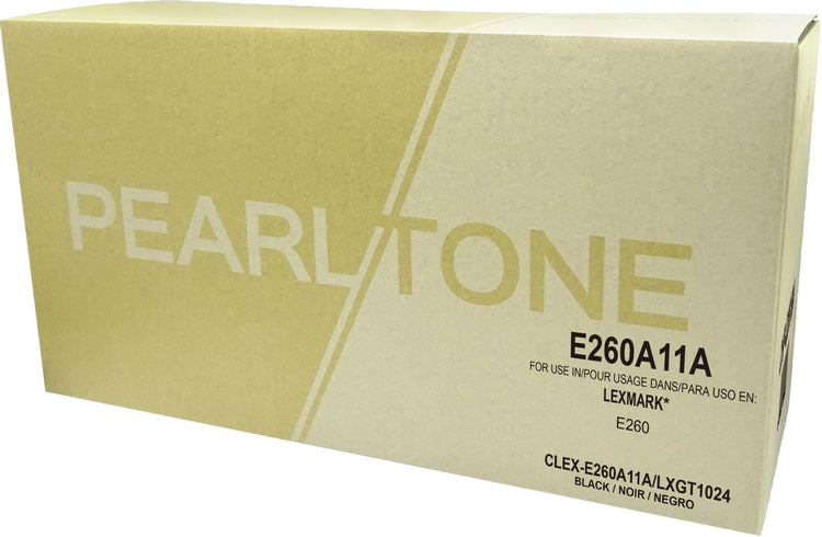 Pearltone® – Cartouche toner E260A21A noire rendement élevé (E260A11A) – Modèle économique. - S.O.S Cartouches inc.