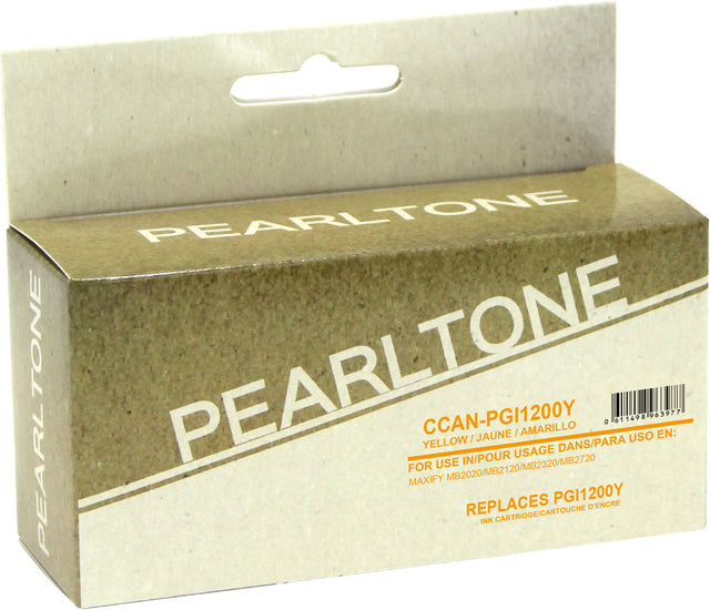 Pearltone® – Cartouche d'encre PGI-1200XL jaune rendement élevé (9198B001) – Modèle économique. - S.O.S Cartouches inc.