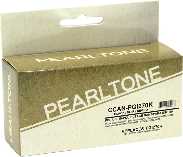 Pearltone® – Cartouche d'encre PGI-270XL noire rendement élevé (0319C001) – Modèle économique. - S.O.S Cartouches inc.