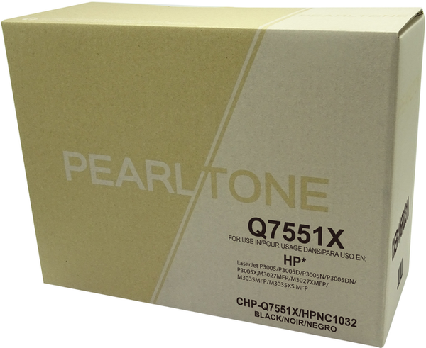 Pearltone® – Cartouche toner 51X noire rendement élevé (Q7551X) – Modèle économique. - S.O.S Cartouches inc.