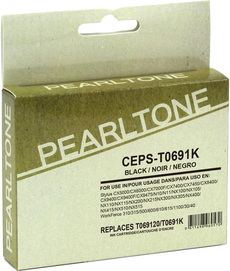 Pearltone® – Cartouche d'encre 69 (691) noire rendement standard (T069120) – Modèle économique. - S.O.S Cartouches inc.