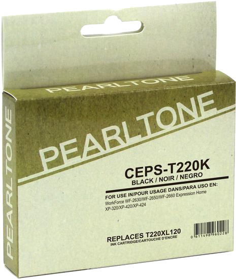 Pearltone® – Cartouche d'encre 220XL noire rendement élevé (T220XL120) – Modèle économique. - S.O.S Cartouches inc.