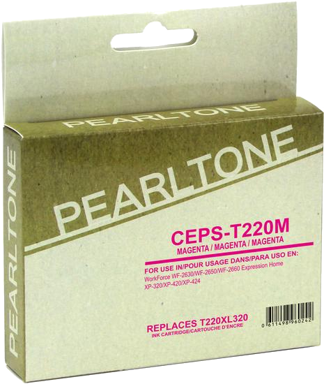 Pearltone® – Cartouche d'encre 220XL magenta rendement élevé (T220XL320) – Modèle économique. - S.O.S Cartouches inc.