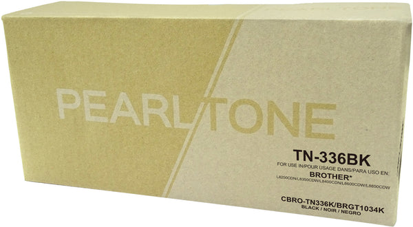 Pearltone® – Cartouche toner TN-336 noire rendement élevé (TN336BK) – Modèle économique. - S.O.S Cartouches inc.