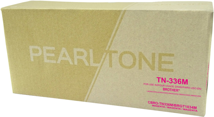 Pearltone® – Cartouche toner TN-336 magenta rendement élevé (TN336M) – Modèle économique. - S.O.S Cartouches inc.