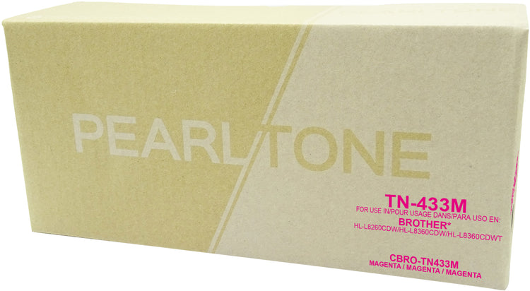Pearltone® – Cartouche toner TN-433 magenta rendement standard (TN433M) – Modèle économique. - S.O.S Cartouches inc.