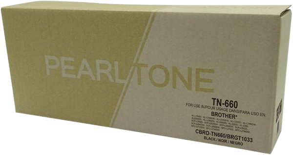 Pearltone® – Cartouche toner TN-660 noire rendement élevé (TN660BK) – Modèle économique. - S.O.S Cartouches inc.