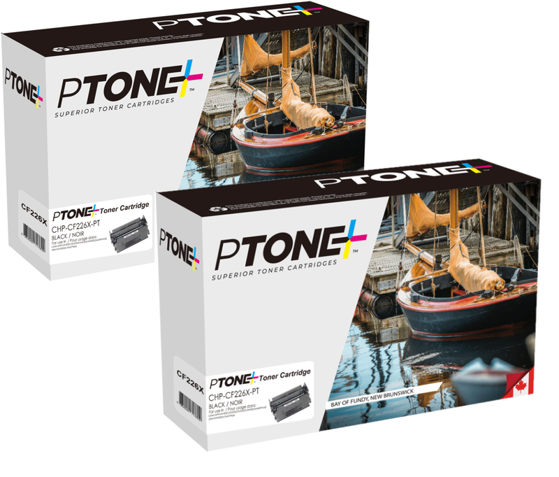 Ptone® – Cartouche toner 26X noire rendement élevé paq.2 (CF226XD) – Qualité Supérieur. - S.O.S Cartouches inc.