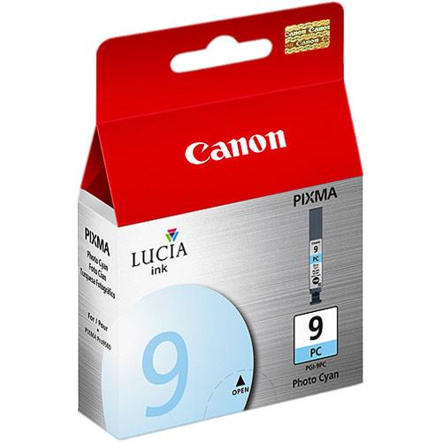 Canon® – Cartouche d'encre PGI-9 cyan rendement standard (1038B002) - S.O.S Cartouches inc.